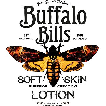 Artwork thumbnail, Silence Of The Lambs - Buffalo Bills Alternate Moth Variant by Purakushi