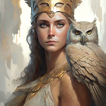 "Goddess Athena" Sticker for Sale by el3v3n11art | Redbubble