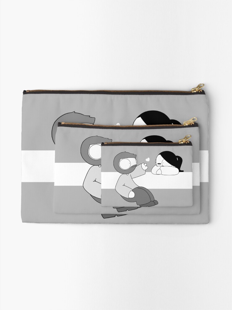 Alternate view of Stripe Catana & John Zipper Pouch
