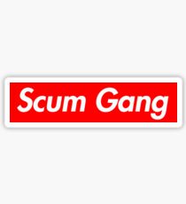Scum Gang Box Logo Rapper 6ix9ine Sticker