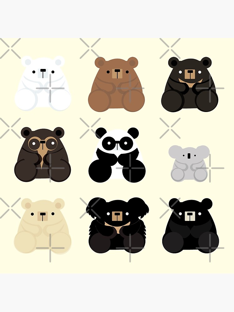 "Types of bears" Poster by katherineblower Redbubble