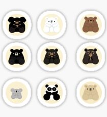 Types of bears Sticker