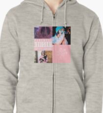 Lil Xan Pink Roses Zipped Hoodie