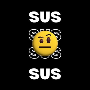 Youre Sus Emoji Sticker for Sale by AlpacaSmokes