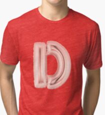 Rose Gold Balloon D Tri-blend T-Shirt