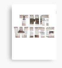 The Treme TV Series Canvas Print