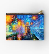 Mysterious Man at beautiful Rainbow Place Studio Pouch
