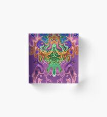 Purple Phoenix - Fly into the Sun Acrylic Block