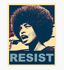 Angela -RESIST Photographic Print