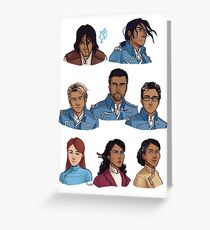 SA Characters Greeting Card