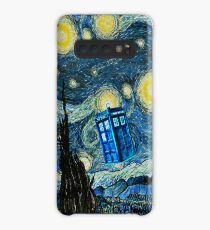 Flying British Phone Box Case/Skin for Samsung Galaxy