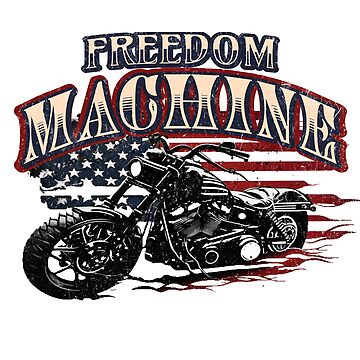 Coussin motif moto américaine vintage