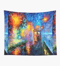 Mysterious Man at beautiful Rainbow Place Wall Tapestry