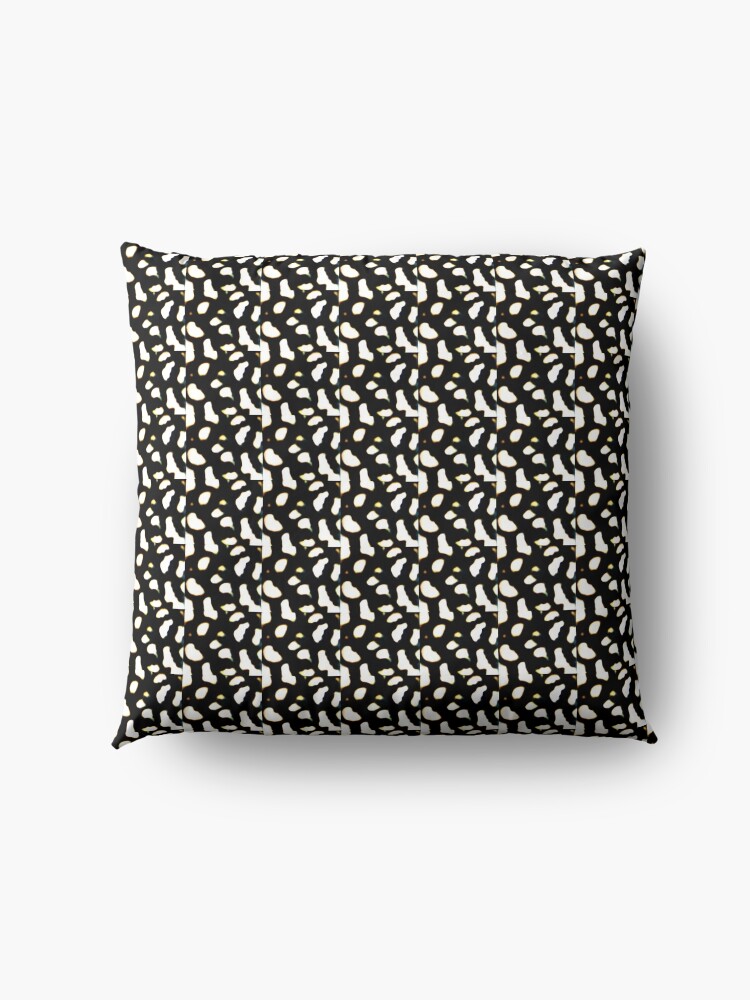 dalmatian print throw pillow