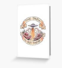 The Truth (Round) Greeting Card
