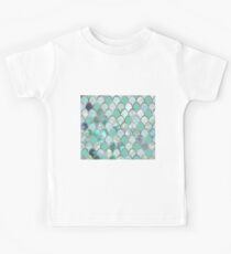 Caribbean mint mermaid - silver Kids Tee