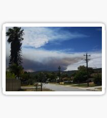 fire in the hills Sticker