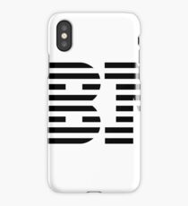 ibm black logo iPhone Case