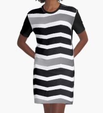 The Zig to your Zag Graphic T-Shirt Dress