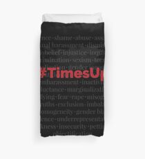 #TimesUp Above the Noise Graphic Duvet Cover