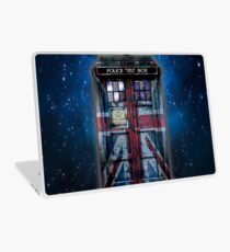 Union Jack Public Phone Booth Laptop Skin