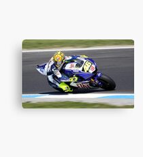 Valentino gassing it at MG in 2008 Canvas Print