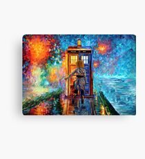 Beutiful Blondie Time traveller abstract Canvas Print