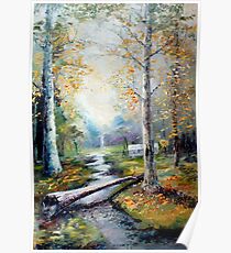 Leaving the Woodland Creek Poster