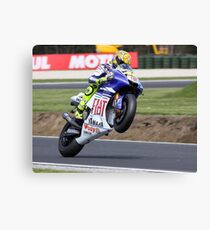 Valentino Rossi Mono 2008 Canvas Print
