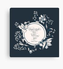 Dinna be afraid, there's the two of us now. Jamie Fraser Canvas Print