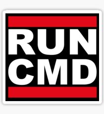 Run CMD Sticker