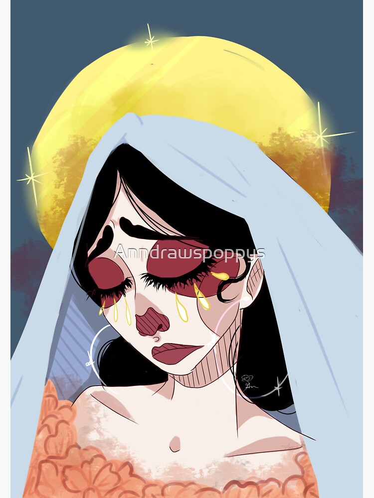 "La Llorona" Sticker by Anndrawspoppys Redbubble