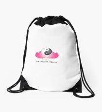 TRLQ Transparent Logo small Drawstring Bag