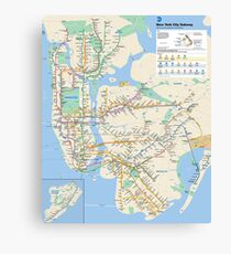 New York City Subway Canvas Print