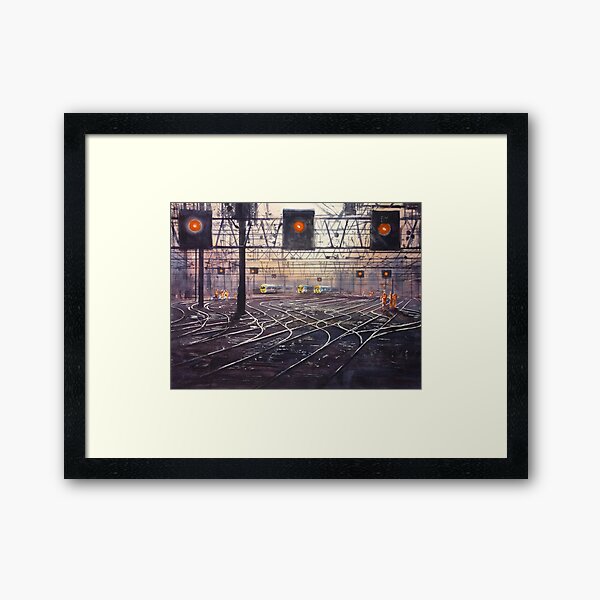 London Tracks Framed Art Print