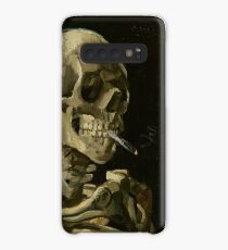 Vincent Van Gogh Skeleton Smoking Case/Skin for Samsung Galaxy