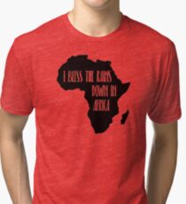 I Bless the Rains down in Africa Tri-blend T-Shirt