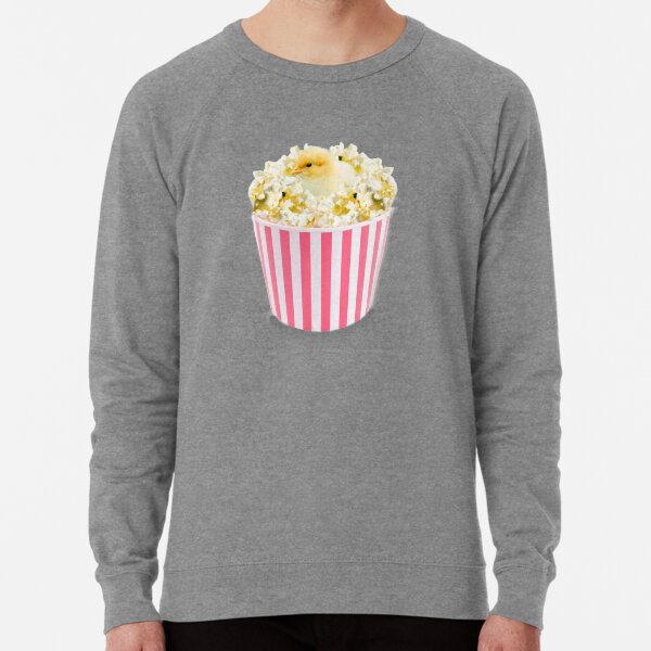 Little Chicken Popcorn by Alice Monber Lightweight Sweatshirt