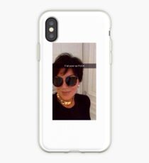 Y'all are Poor Kris Jenner iPhone Case