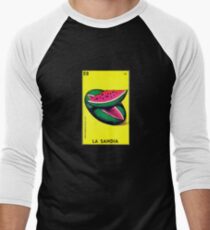 Loteria: La sandia Men's Baseball ¾ T-Shirt