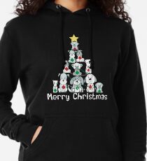 MERRY CHRISTMAS CHIRTMAS TREE DOG Lightweight Hoodie