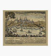 View Of Quebec City 1759 Photographic Print
