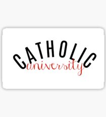 Catholic University Sticker