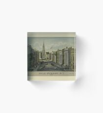 Wall Street 1847 Acrylic Block