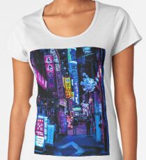 Blade Runner Vibes Premium Rundhals-Shirt
