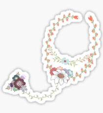 Flower Stethoscope medical school gift Sticker
