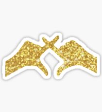 chi glitter Sticker