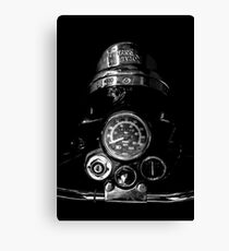 The Biker Canvas Print