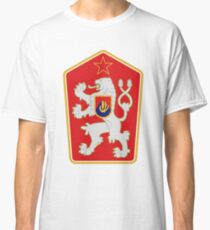 Tchécoslovaquie socialiste Armoiries de la CSSR T-shirt classique