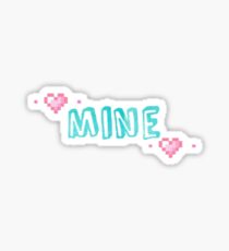 mine - bazzi Sticker